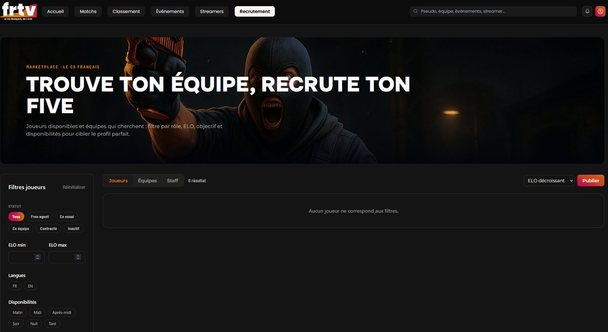 NAGU_FR's tweet photo. Des mois et des mois de travail pour arriver à ce résultat ✨

@FRTVCS2 2.0 est sorti ✅

🚨 Le système de recrutement pour les 𝐉𝐎𝐔𝐄𝐔𝐑𝐒 / 𝐒𝐓𝐀𝐅𝐅 et les 𝐄𝐐𝐔𝐈𝐏𝐄𝐒 évolue et migre sur FRTV 🇫🇷🚨

Un immense merci à @Deartslash pour ce travail colossal 👏 https://t.co/biVRDw2V2n
