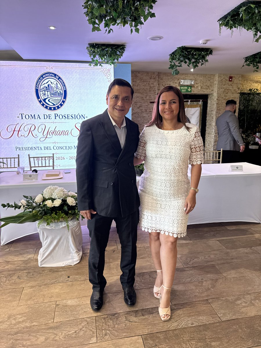 manuelchengpa's tweet photo. Asistimos al acto de toma de posesión y juramentación de la nueva Junta Directiva del Pleno Municipal del distrito de Arraiján.

Felicitamos a @yohana_saldana2024 por su designación como presidenta del Concejo Municipal de Arraiján. Le deseamos muchos éxitos en esta nueva responsabilidad y confiamos en que realizará una gestión en beneficio de todos los arraijaneños.