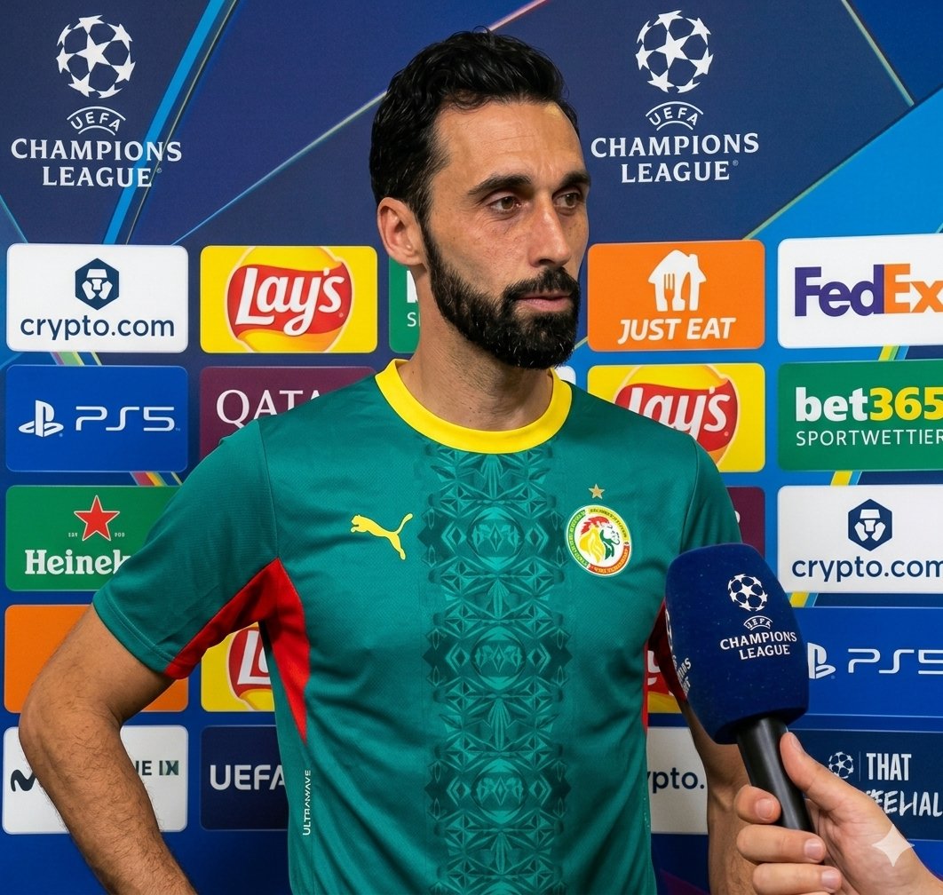 Rubenbalo01's tweet photo. 🎙️🇸🇳 Arbeloa au micro de #BBCsports après l'élimination du Sénégal : “ Tout est pratiquement ma faute, j'en assume l'entière responsabilité, mes joueurs ont été irréprochables ce soir ”. 😆😂 https://t.co/c3vQGQ1krR