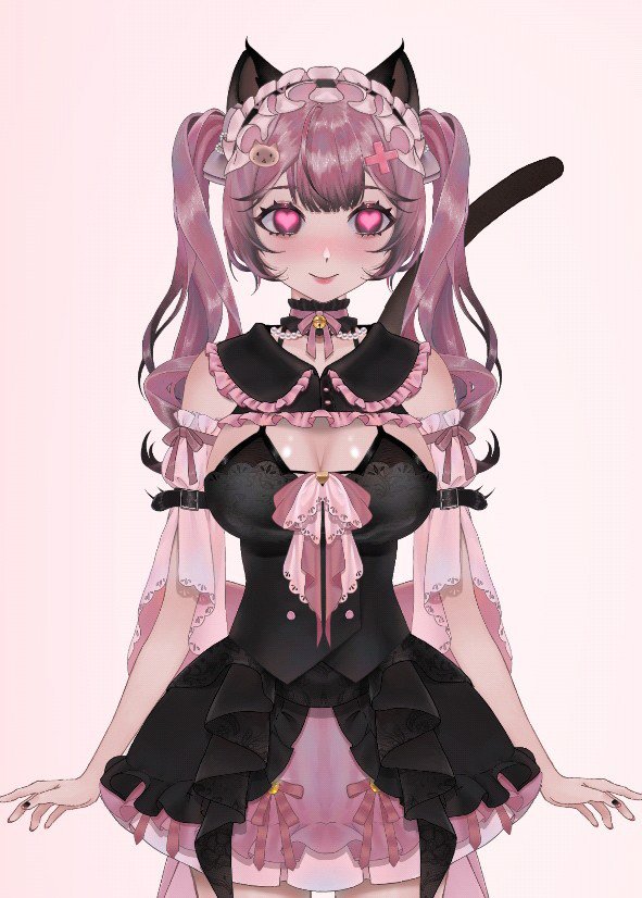 Angel0phelia's tweet photo. Heart eyes is the toggle reveal of the day~
#vtuber #vtubermodelreveal https://t.co/FZMBsFJFn7
