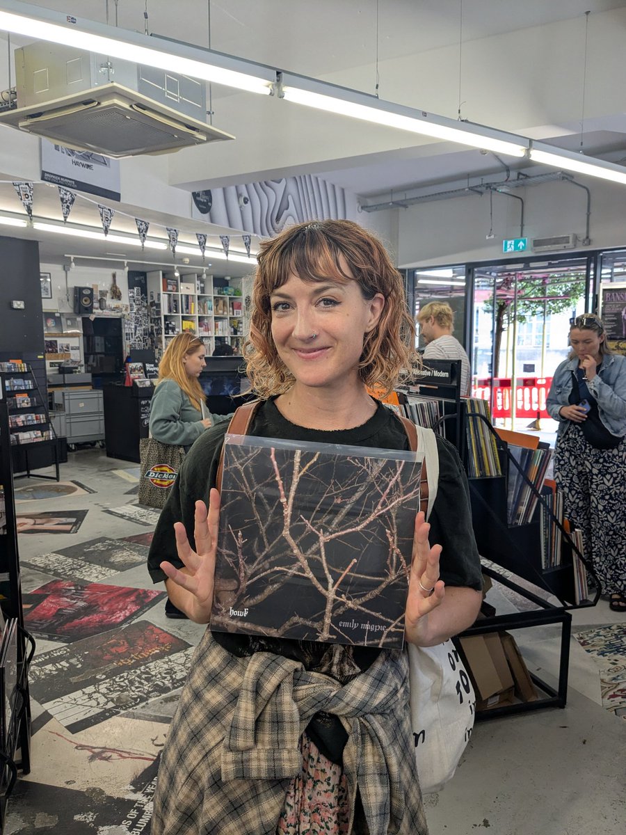 EmilyMagpieYEAH's tweet photo. my weird little album baby is in @RoughTrade Bristol on 10"✨ coupla copies have you spotted em?

also some signed copies left on my  Bandcamp I highly recommend listening 11.59pm accompanied by maybe a small animal and a glass of wine

https://t.co/VUX5kh4zO7 https://t.co/hgMBc1th9U