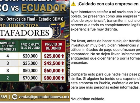 ElGallitoPoblan's tweet photo. Alerta en #Puebla: presunto fraude con boletos para #México vs #Inglaterra, no te dejes engañar

https://t.co/DOLwr3VWzn https://t.co/Tr9gQmYEei