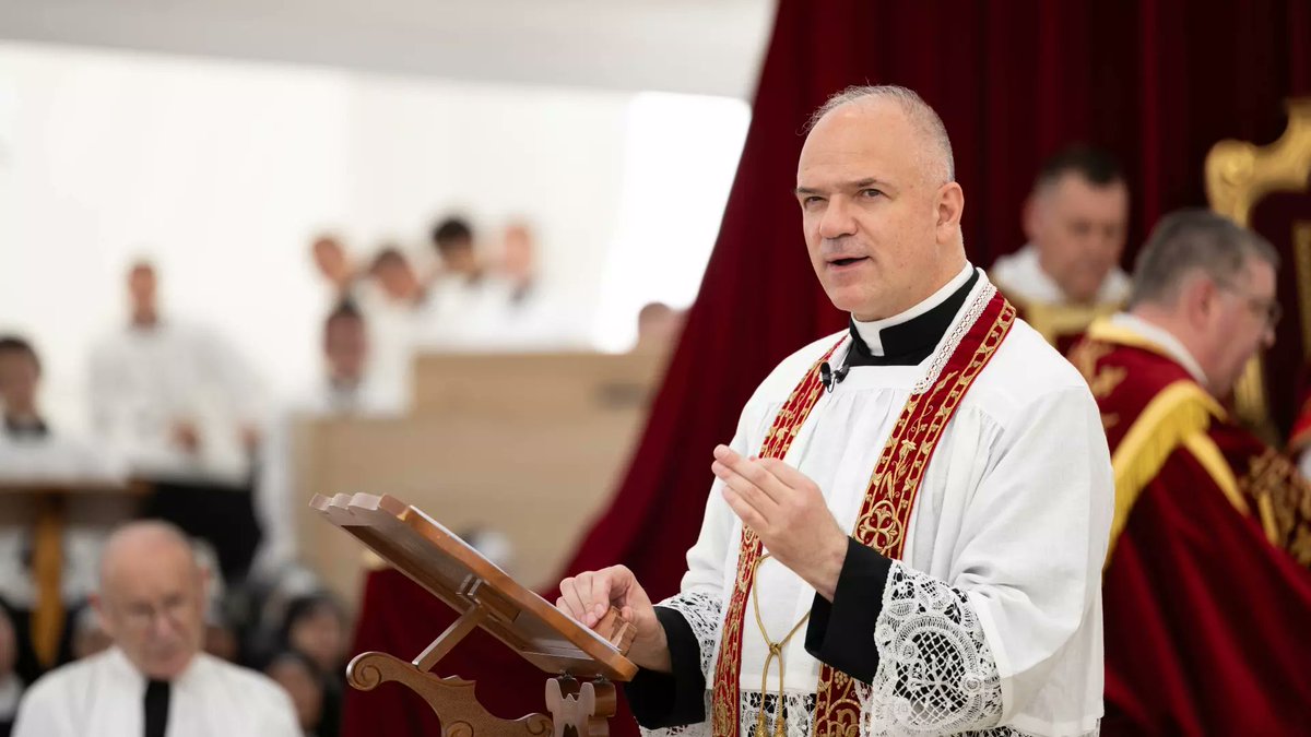 smuszynski92's tweet photo. „Wszelkie zło pochodzi z grzechu, a zwłaszcza z jednego konkretnego grzechu, na który pragnę zwrócić uwagę. Grzech ten jest zawsze ten sam – od początku ludzkości aż po dzień dzisiejszy: jest nim wywyższanie człowieka.

Jesteśmy nim przesyceni, dosłownie przesyceni ze wszystkich stron. Człowiek, który rzekomo jest całkowicie wspaniały, człowiek, który jest doskonały, człowiek, który jest zdumiewający, człowiek, który rzekomo miałby posiadać nieskończoną godność... Tymczasem w rzeczywistości wszystko to prowadzi do pychy. A w dalszej konsekwencji prowadzi do pogardy wobec Boga i do apostazji – do cichej apostazji. Stąd właśnie ona się bierze (...)

To jest wielkie zło naszych czasów, a nawet całej historii: zło, które obejmuje wszystkie pozostałe. Ta zaraza jest plagą, natrętną ideą, która – trzeba to przyznać – przenika głęboko nawet do Kościoła.”

Ks. Davide Pagliarani, 
kazanie z okazji konsekracji biskupich w Écône (tłum. własne)