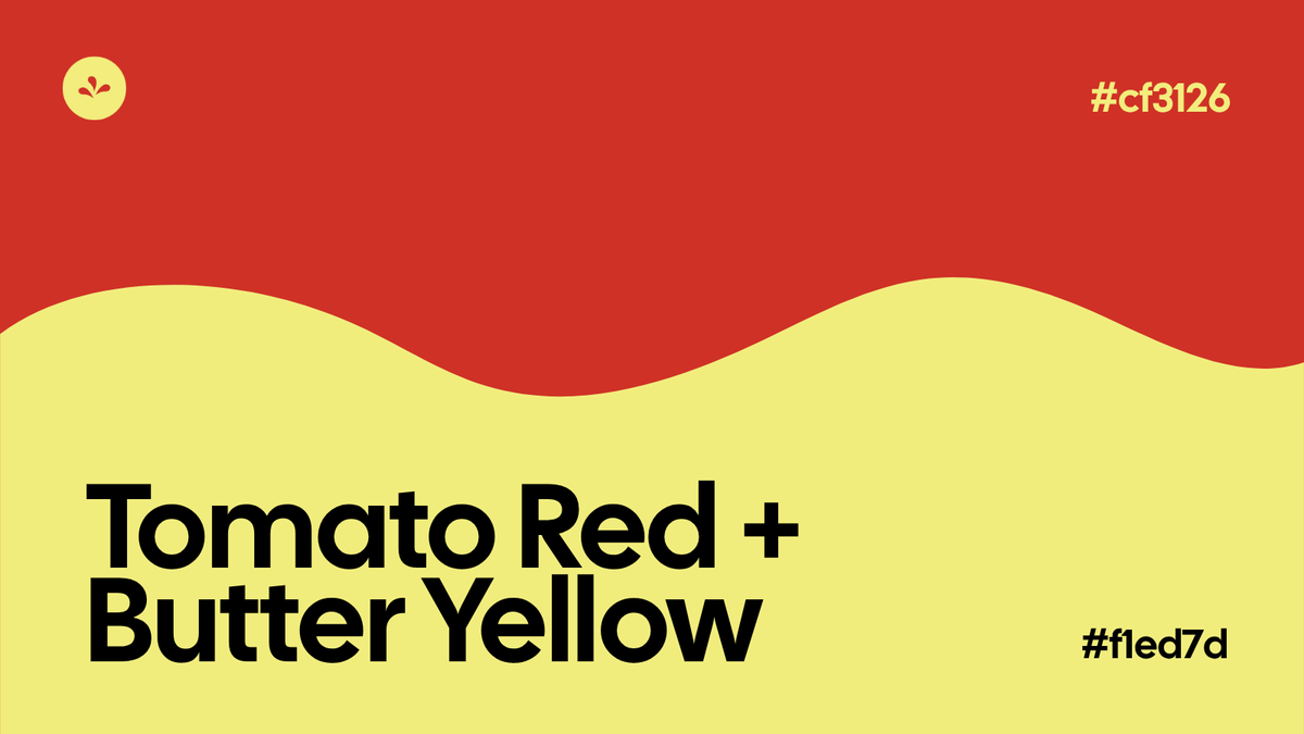 fontspring's tweet photo. ✨ Main Character Color Combos ✨ They're bold, memorable, and made for brands that want to be noticed!

🍅 Tomato Red + Butter Yellow
🍊 Cobalt Blue + Tangerine
🍆 Mustard + Deep Plum
🍵 Matcha Green + Cherry Red

Which combo would you design with first? Let us know in the comments 👀 #ColorCombos #ColorTrends