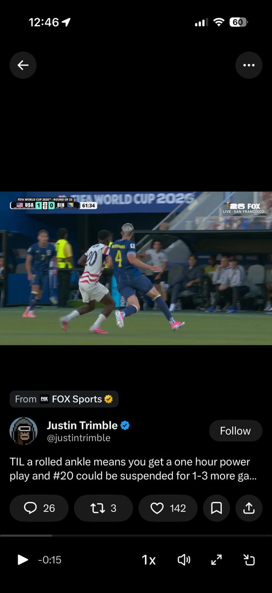 BurnerVol16's tweet photo. @gadget58534 @chelsmdo @pavisback Weird he’s in front in relation to the ball in both photos as the Bosnian initiates contact. Regardless, missing almost two full games for incidental contact is soft as fuck. And no review process is even crazier. Fine eject him if you want but the suspension is unwarranted https://t.co/6l6lFTjG9y