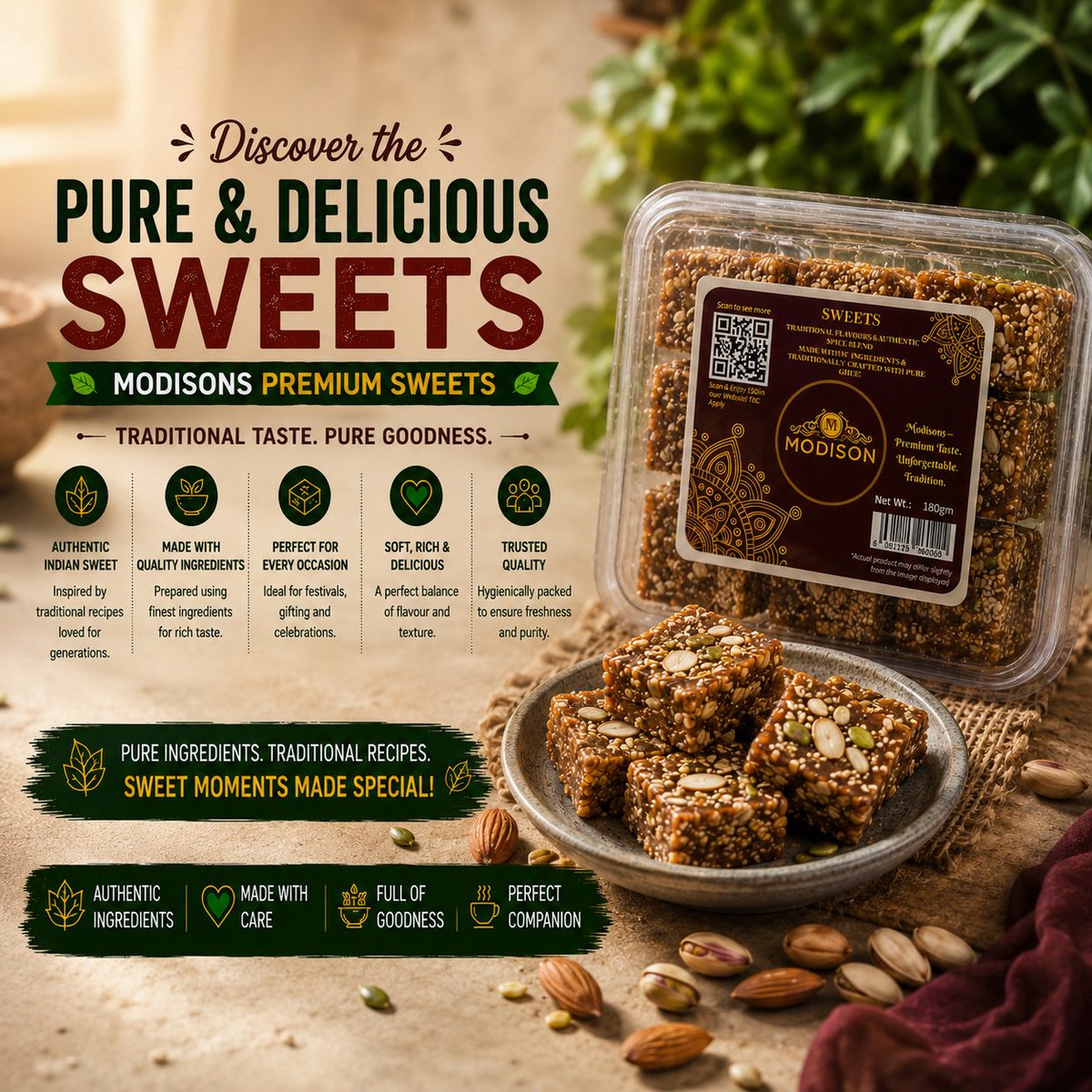 MODISONPRS's tweet photo. Experience the rich taste of Modison Premium Sweets -crafted with authentic recipes and premium ingredients. Discover our latest blog. 👇

📖 https://t.co/0aKzrCkIeA

#Modison #PremiumSweets #IndianSweets #TraditionalTaste #SweetLovers https://t.co/FWH4j5kza8