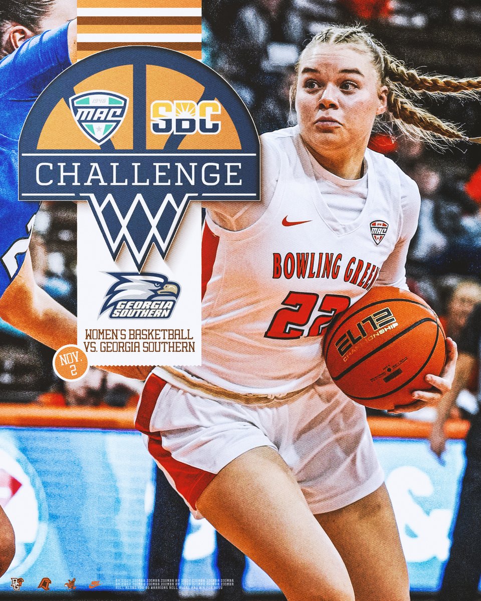 BGSUWBB's tweet photo. We will host Georgia Southern on Monday, Nov. 2, in the MAC-Sun Belt Challenge!

Read all about it here... https://t.co/NDuFWEdgNv https://t.co/8qUVb4XpvD