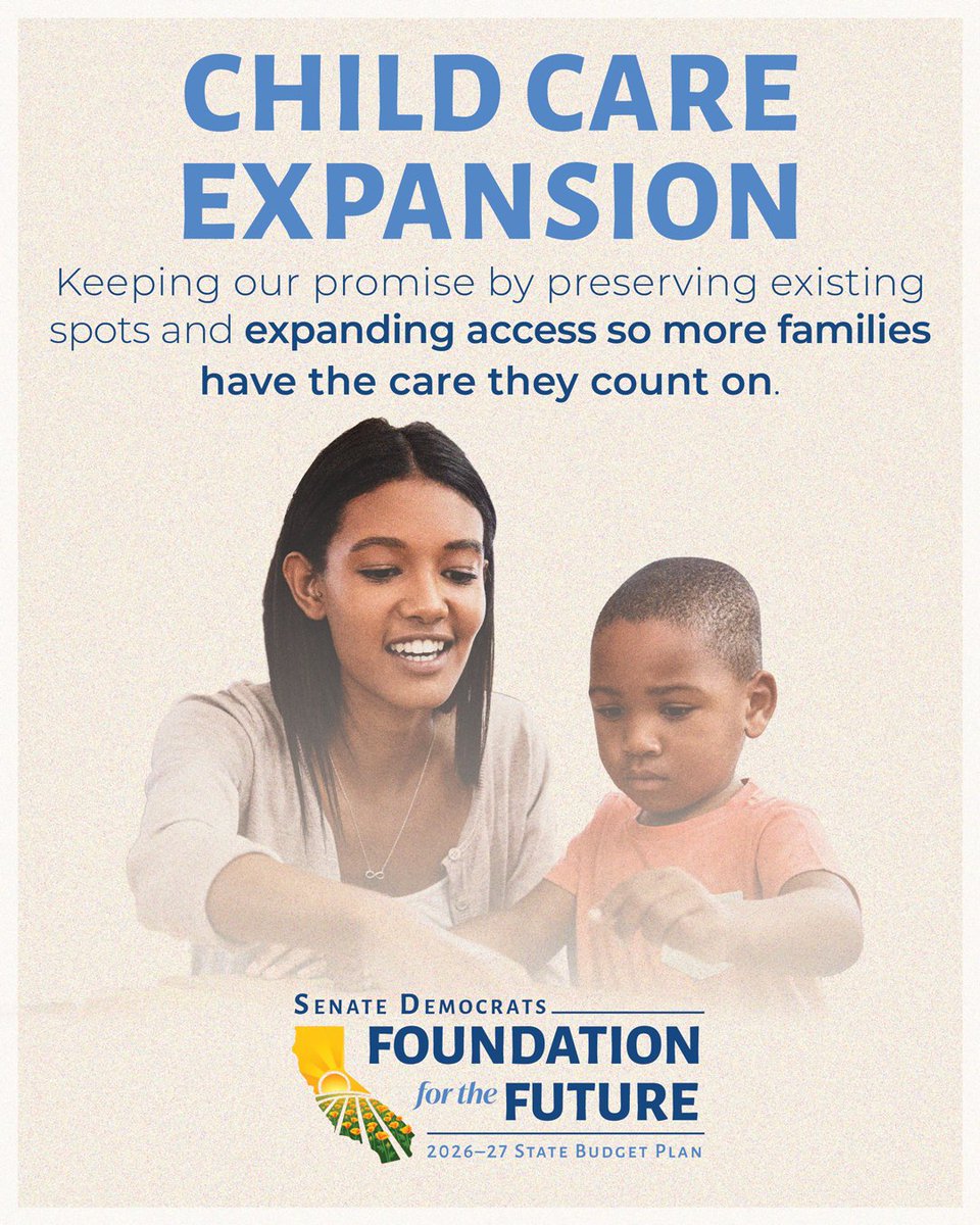 CASenateDems's tweet photo. The 2026-27 #CABudget knows that investing in our youth is an investment in our future! Learn how we are investing students! 

#CALeg #CASenateDems https://t.co/4Ti2AQNtWH