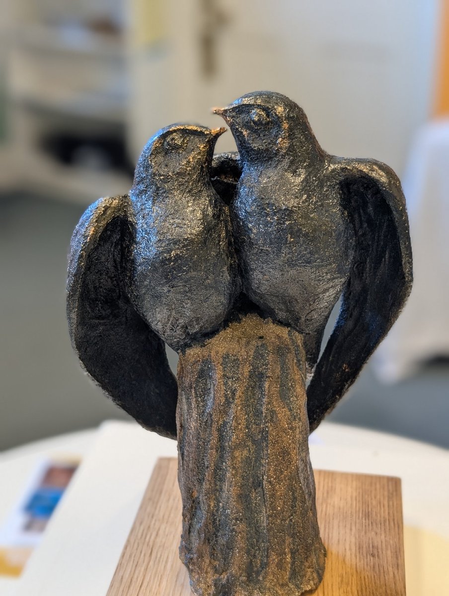LewesSwifts's tweet photo. "All Creatures Great and Small" - a wonderful sculpture exhibition at #Lewes Climate Hub - with #Swifts! https://t.co/bP4TEV9J8Q