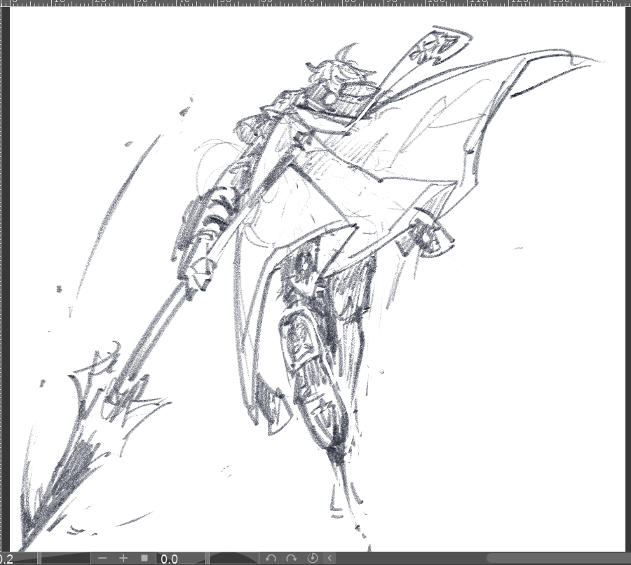 Brotato_Chibs's tweet photo. lohen sketch! https://t.co/QMCM4vLkxa