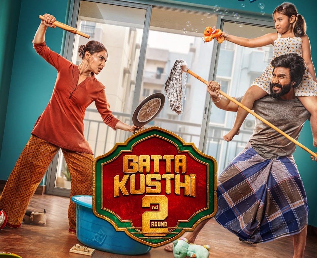 Trendswoodcom's tweet photo. #GattaKusthi2 – 3.75/5. An Engaging Family Entertainer. 1st Half Starts Well And School Portions Work Nicely. A Few Scenes Before The Interval Feel Slightly Stretched. 2nd Half Is Thoroughly Entertaining, Filled With Fun And Enjoyable Moments. One Particular Dance Sequence In The 2nd Half Is An Absolute Fun Max Highlight😀💥

#VishnuVishal And #AishwaryaLekshmi Deliver Solid Performances. Father-Daughter Scenes Work Well, Decent Music Work. 

A Pakka Commercial Entertainer.. Leave Logic Aside And Enjoy The Ride. A Perfect Treat For Family Audiences. GOOD WATCH🤝