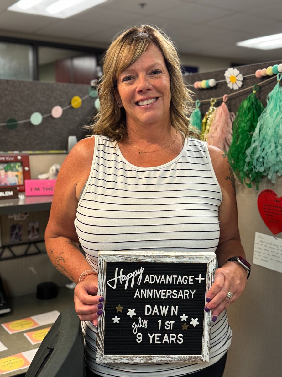 ADVPlus_Finance's tweet photo. This week we celebrate 2 @ADVPlus_Finance  Anniversaries: Dawn with 9 years &amp; Sean with 2 years!

Dawn's dedication, expertise &amp; organization are integral. Sean's persistence, humor and attention to detail are essential. 

Here's to many more!

#WorkAnniversary #TeamAppreciation https://t.co/LUlbvEav2T