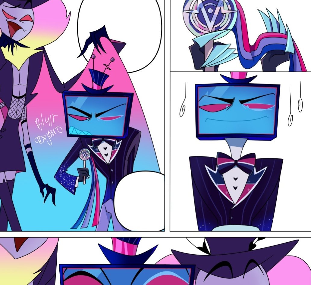 Bl4ircito's tweet photo. Kosas, I'm working on a two-part mini-comic, I don't care if the month is already over JAKSJSJW

#hazbinhotel #voxval https://t.co/e5c7xEyjft
