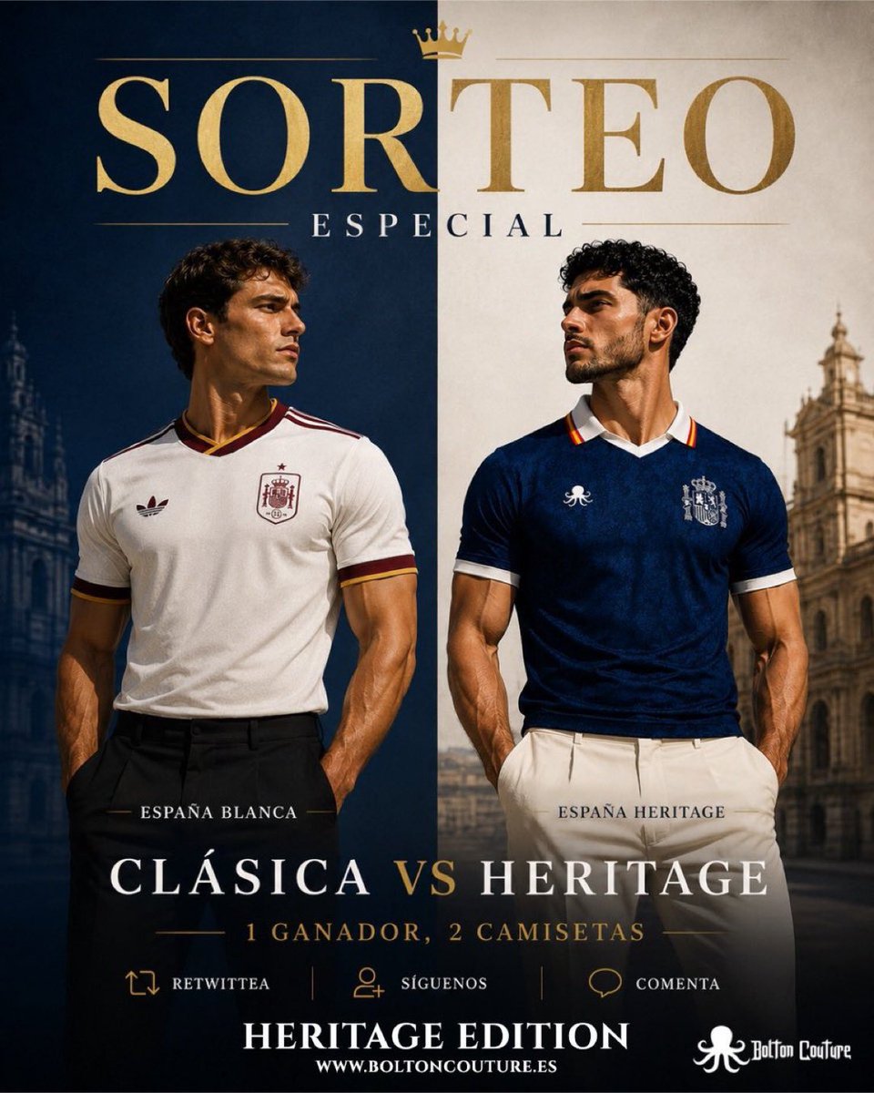 CocoExiliado's tweet photo. ¡SORTEO POR EL PARTIDO DE ESPAÑA 🇪🇸 CONTRA AUSTRIA DEL MUNDIAL!

1 Camiseta de España a elegir:

🔹 España Clásica
🔹 España Heritage

Para participar:

1️⃣ Sígueme a mi y a @Hispadrops 
2️⃣ Dale RT a esta publicación
3️⃣ Comenta cuál de las dos te llevarías

📅 Ganador: 09-07 https://t.co/qT0nrhfuPz