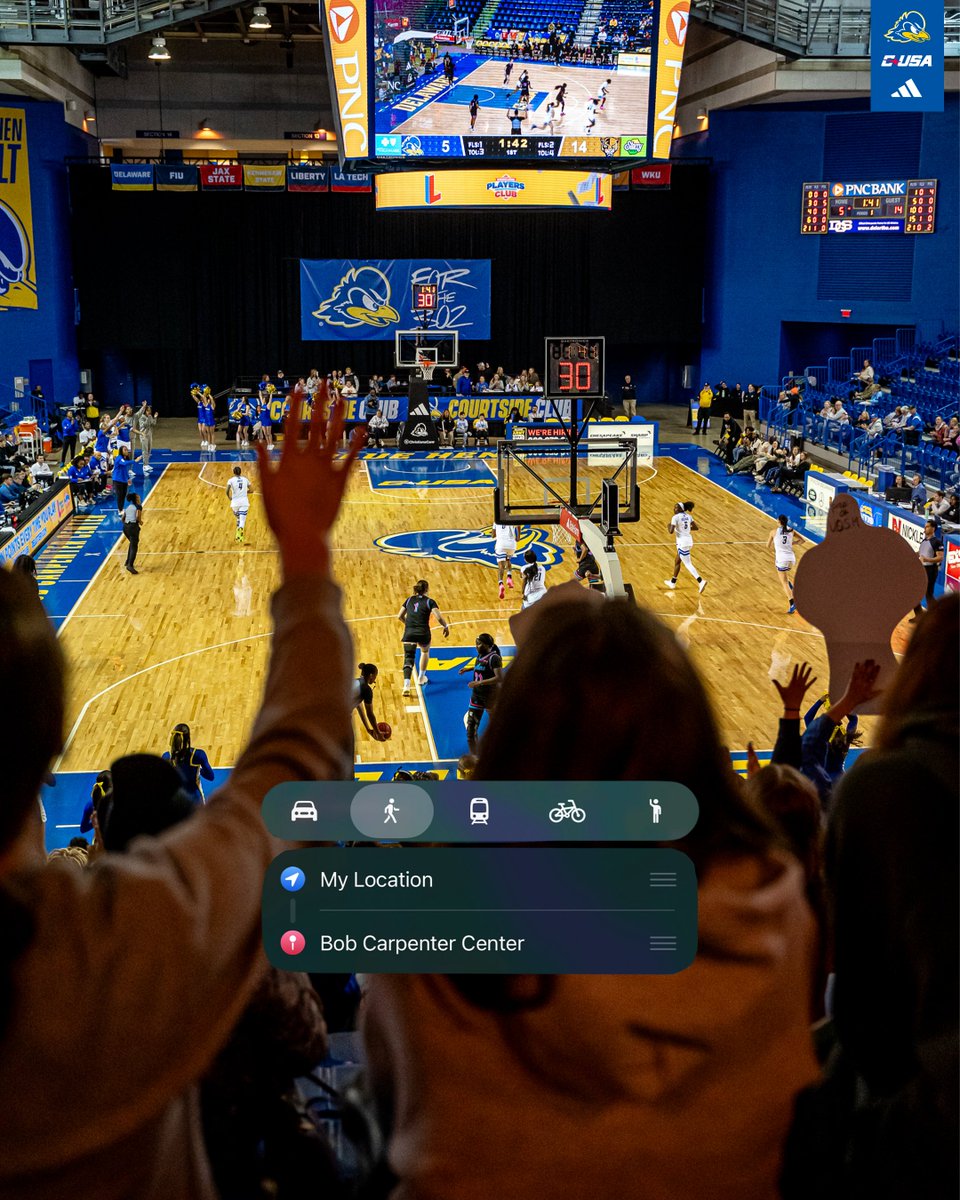 DelawareWBB's tweet photo. brb, mobbin' the bob 🙌 https://t.co/oWZzQMRuVv