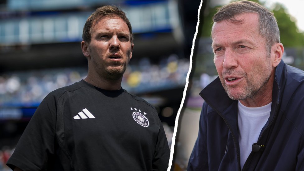 iMiaSanMia's tweet photo. Lothar Matthäus attacks Julian Nagelsmann and asks him to resign: "I’m resigning. That would be man enough for me to say: That’s it - I don't know why Julian Nagelsmann doesn’t have the character to realize that he has no future with this team. I would not focus on a huge severance pay as quickly as possible, but rather try to process everything and do better in the future. It's a matter of character: I didn't make it, the DFB trusted me, I disappointed the fans, I disappointed the players, I'm resigning. Ronald Koeman showed how it's done. But Julian Nagelsmann still thinks he may have done everything right. He came to this position too early. Perhaps he can do it in 10 or 15 years, when he has gained more experience" [@BILD]