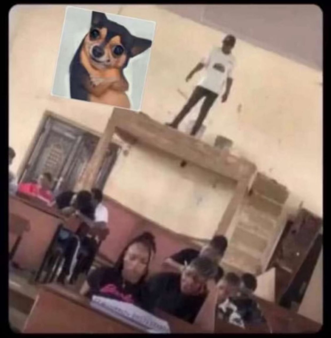 De6360Derick's tweet photo. When you refuse to contribute to your lecture’s wedding yet he is one to supervise u the next day in the paper. https://t.co/humgjOVJvp