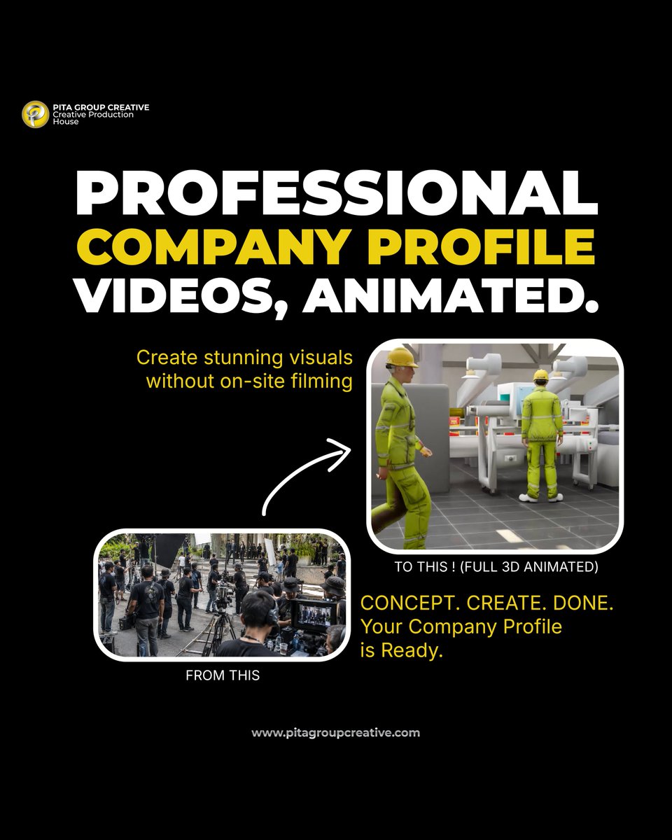 pitacreative's tweet photo. Your company deserves more than just an introduction. We create Animated Company Profile Videos that present your business with clear, engaging, and impactful visuals.
🌐 Visit us: https://t.co/kXyPkC4xDM

#videocompanyprofile #companyprofile #pitagroupcreative #animationservices https://t.co/OD2bIlBhog