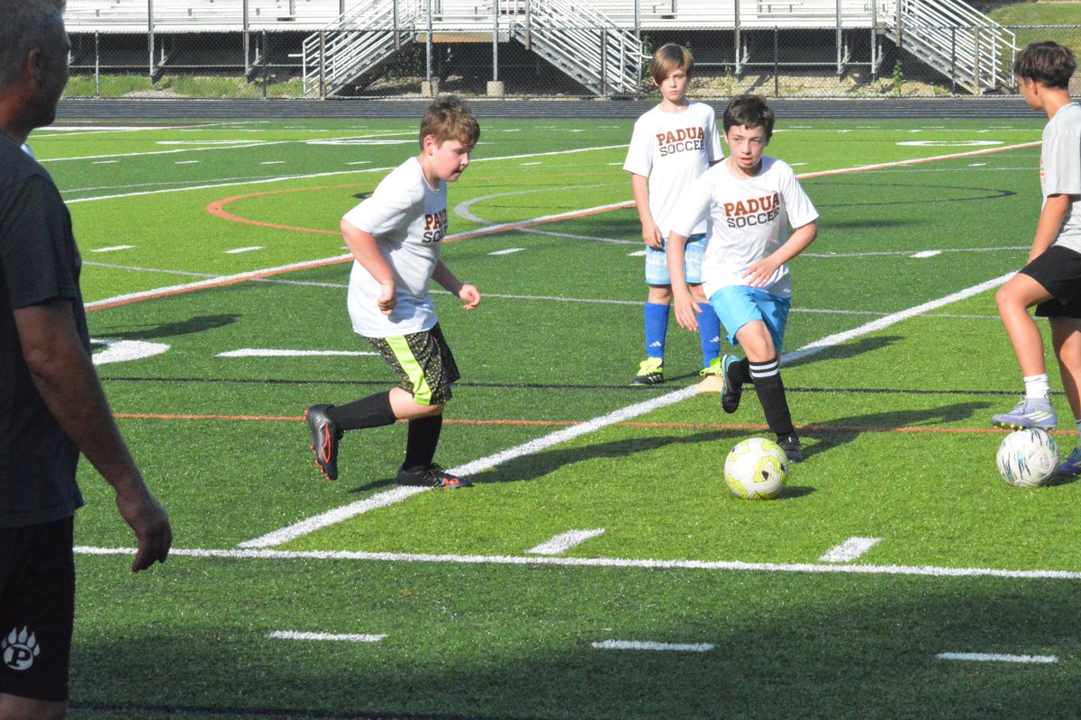 paduafranciscan's tweet photo. The Padua boys soccer team hosted its annual summer camp this week at Padua Stadium.
Current coaches and players led drills and games for #FutureBruins. The young student-athletes were taught lessons on individual skills, communication, teamwork and having fun while working hard at the same time.
#PaduaBruins