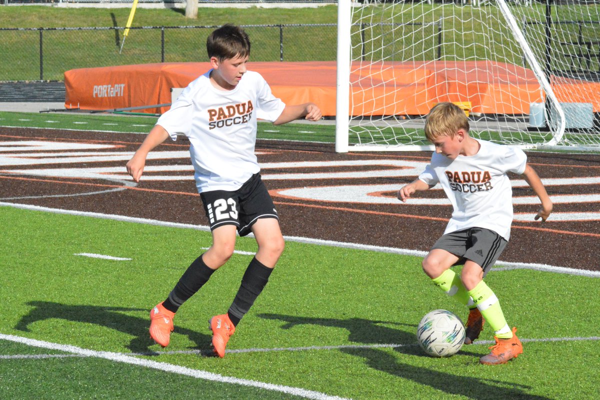paduafranciscan's tweet photo. The Padua boys soccer team hosted its annual summer camp this week at Padua Stadium.
Current coaches and players led drills and games for #FutureBruins. The young student-athletes were taught lessons on individual skills, communication, teamwork and having fun while working hard at the same time.
#PaduaBruins