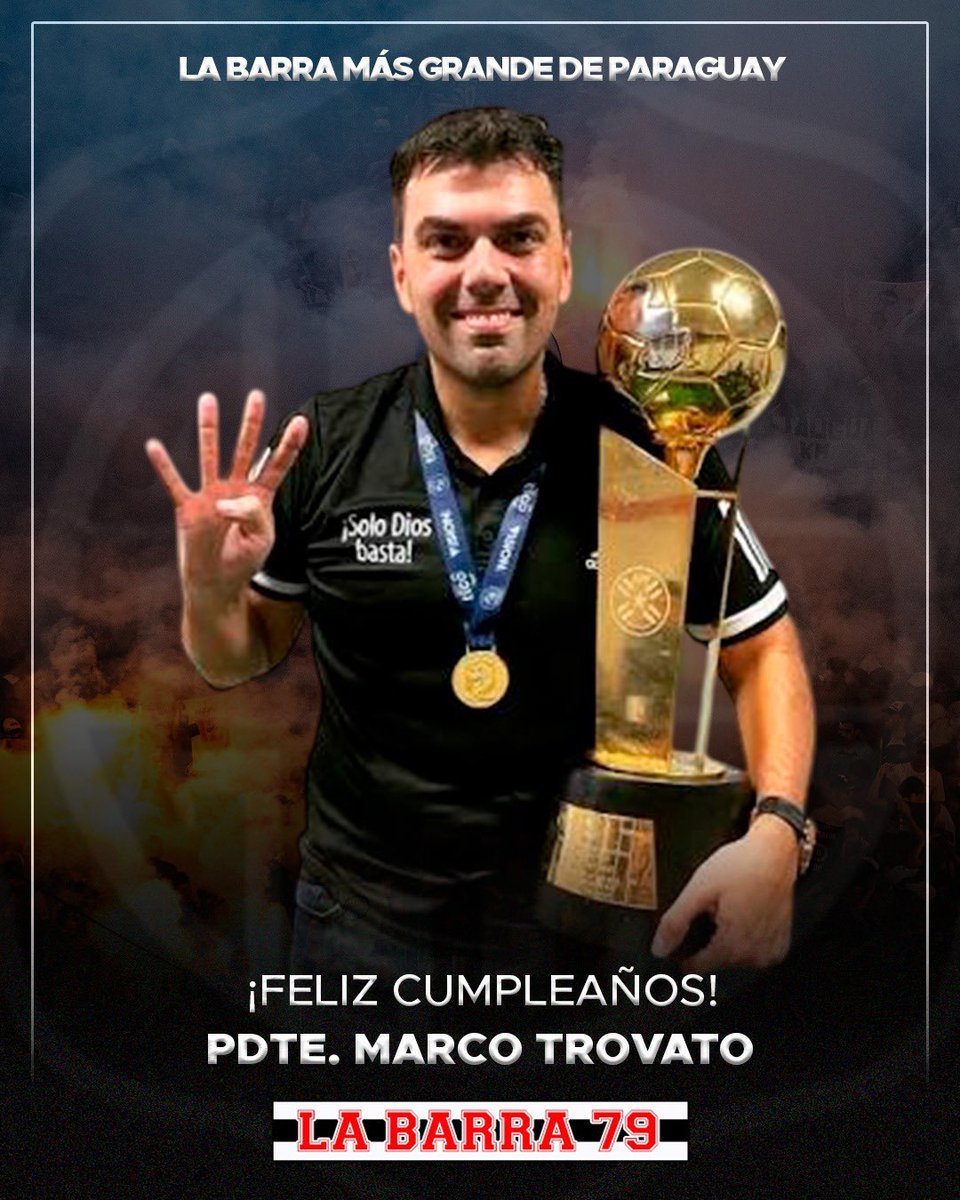 LaBarra79Ofic's tweet photo. ¡Feliz cumpleaños, Pdte. @MarcoTrovatoV! 

#LaBarra79 #La79 https://t.co/4LROp11zSc