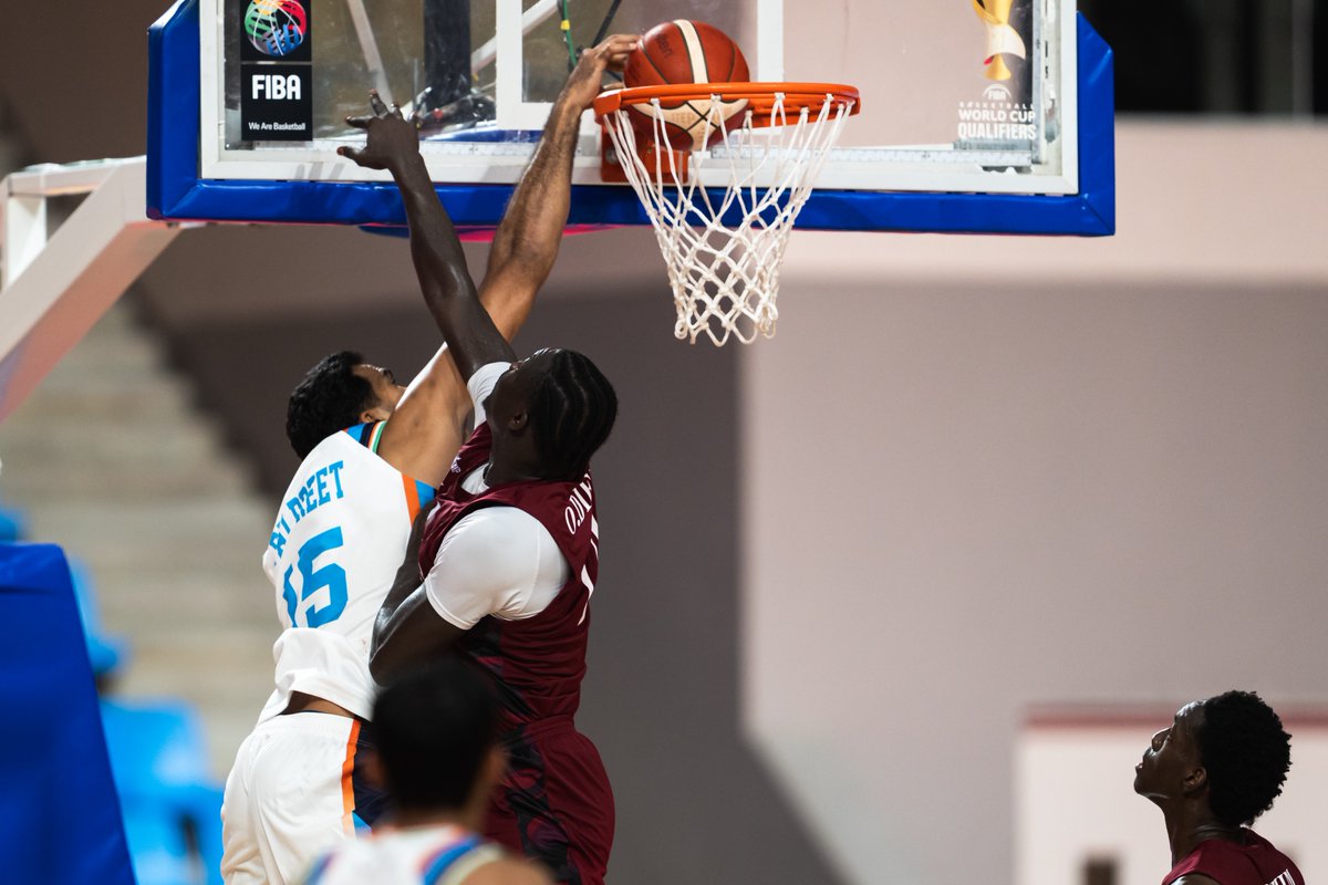 theofficialibl's tweet photo. No easy games in #FIBAWC Qualifying 🥵
Every possession was a battle, as Qatar got the better of our boys in Ahmedabad.
We go again Sunday 🔁
#IBL #TheNewGame #StepItUpIndia https://t.co/vSkOeZxSoE