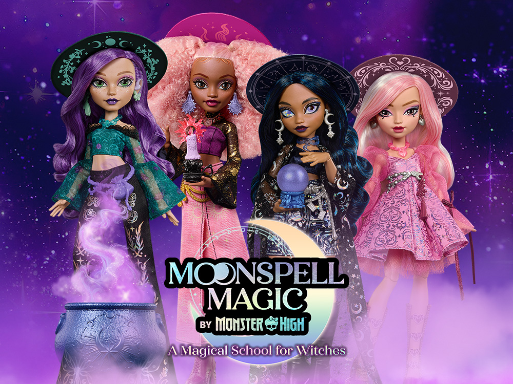 BigBadToyStore's tweet photo. ✨ Brew up some bewitching fun with Monster High: Moonspell Magic!
From spellbinding fashions to enchanting accessories, each witch includes a cauldron with a surprise waiting to be revealed.🌙🔮
Pre-order now: https://t.co/mvMfGkVbYj
#MoonspellMagic #MonsterHigh #Matell https://t.co/J8Gjkc7K3r
