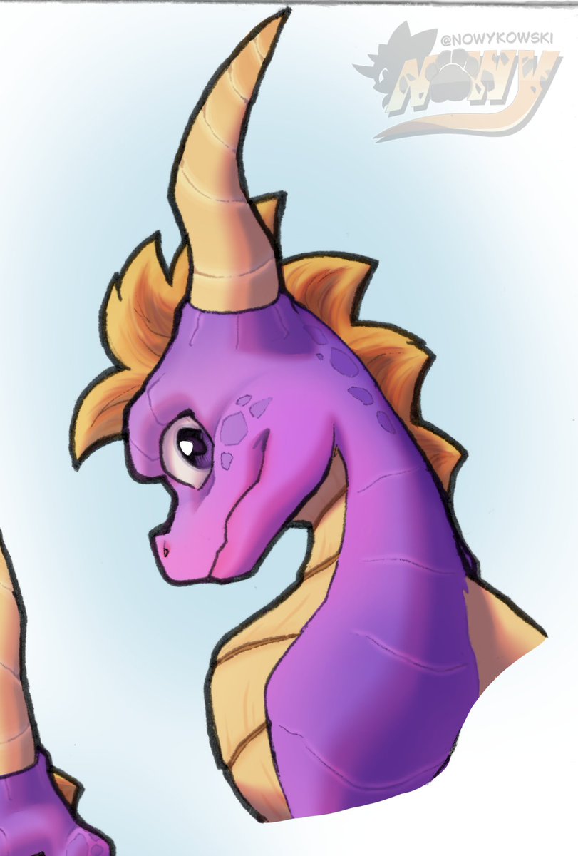 nowykowski's tweet photo. Finally the dragon boy🐉 himself is here!
I wanted to celebrate the reveal from the new #Spyro game #arealmbeyond
I hope to share some more fanart for him soon^^ I did a bunch of them
#spyrothedragon https://t.co/4du9wjm13B