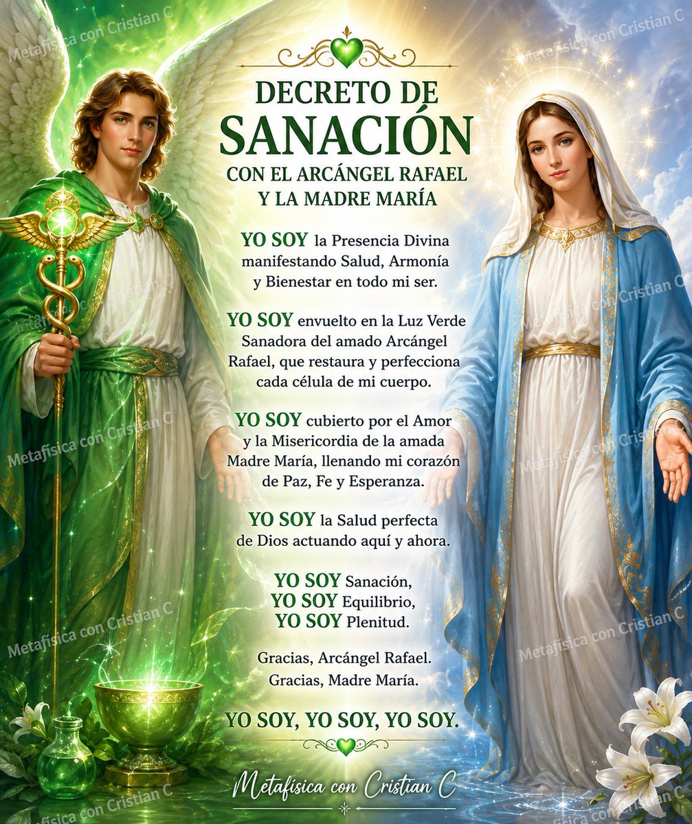 cristian_caffa's tweet photo. Sanación con el Arcángel Rafael y La Madre Maria https://t.co/a5wzUbpVDV