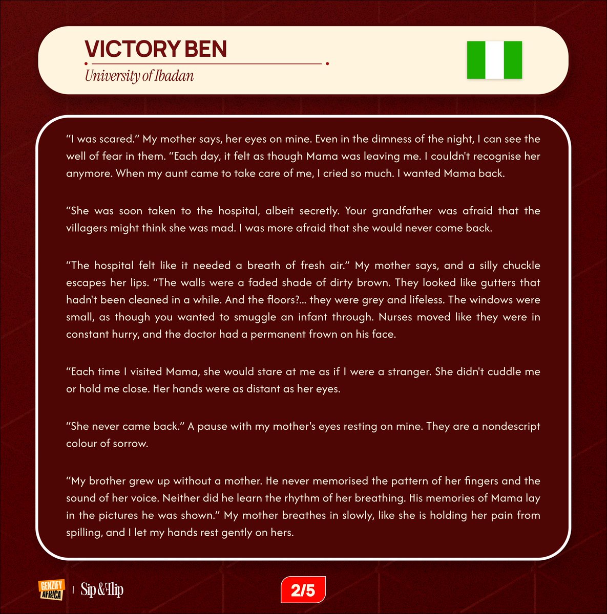 genzifyafrica's tweet photo. 11. Victory Ben — University of Ibadan 🇳🇬 https://t.co/exO2us866c