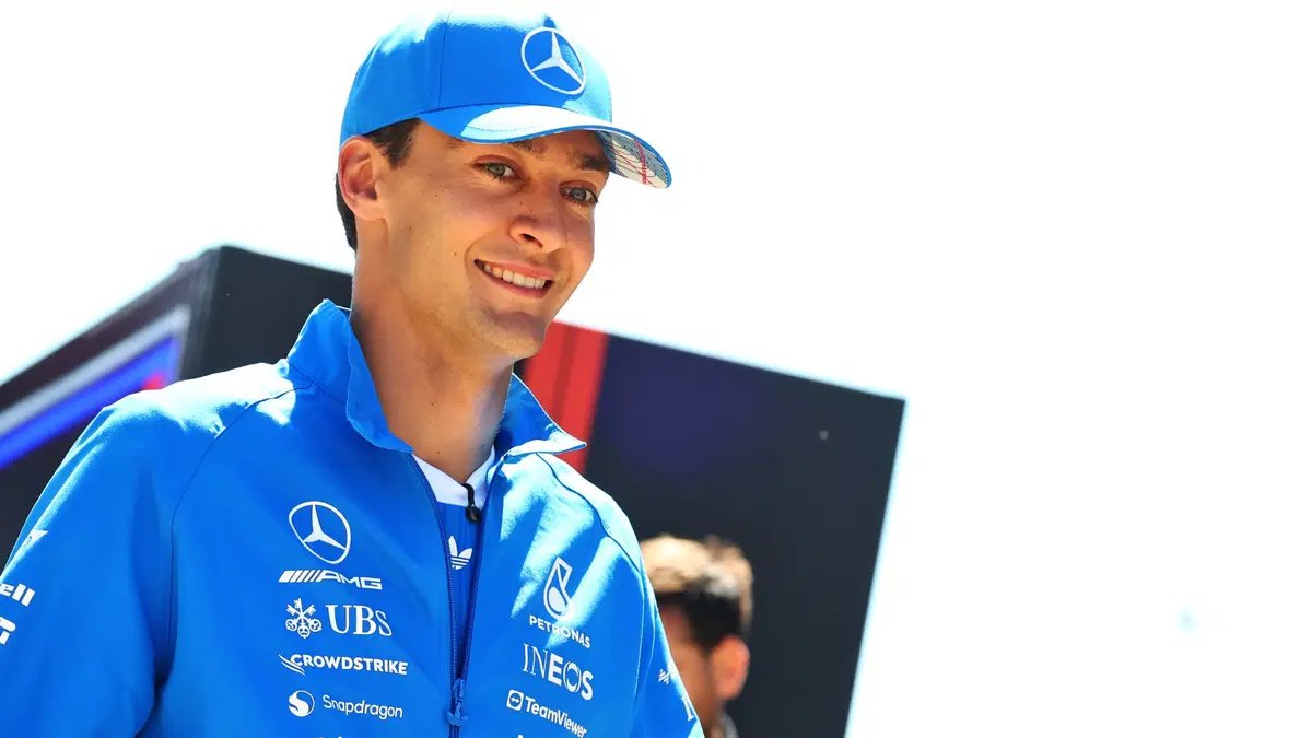 russyrax's tweet photo. George has plans to build his own stand at Silverstone! 

“Yeah I would like [it] to be honest. 

“It's something we've spoken about with the team in the past, and it's probably something we're working towards for next year. 

“Where I'd like to put it? Lando's got quite a good spot on the outside of Stowe, so I'll try and steal it off him.”