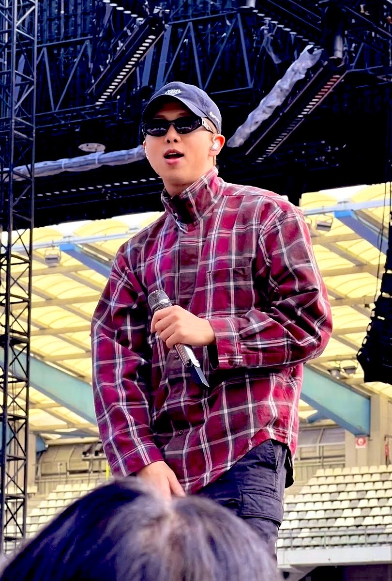 DixieJoon7's tweet photo. Kim Namjoon #RM Soundcheck day 2, King Baudouin Stadium, Brussels, 2/7/2026 

A thread : 👇🏼 https://t.co/yOqF5wgQbz