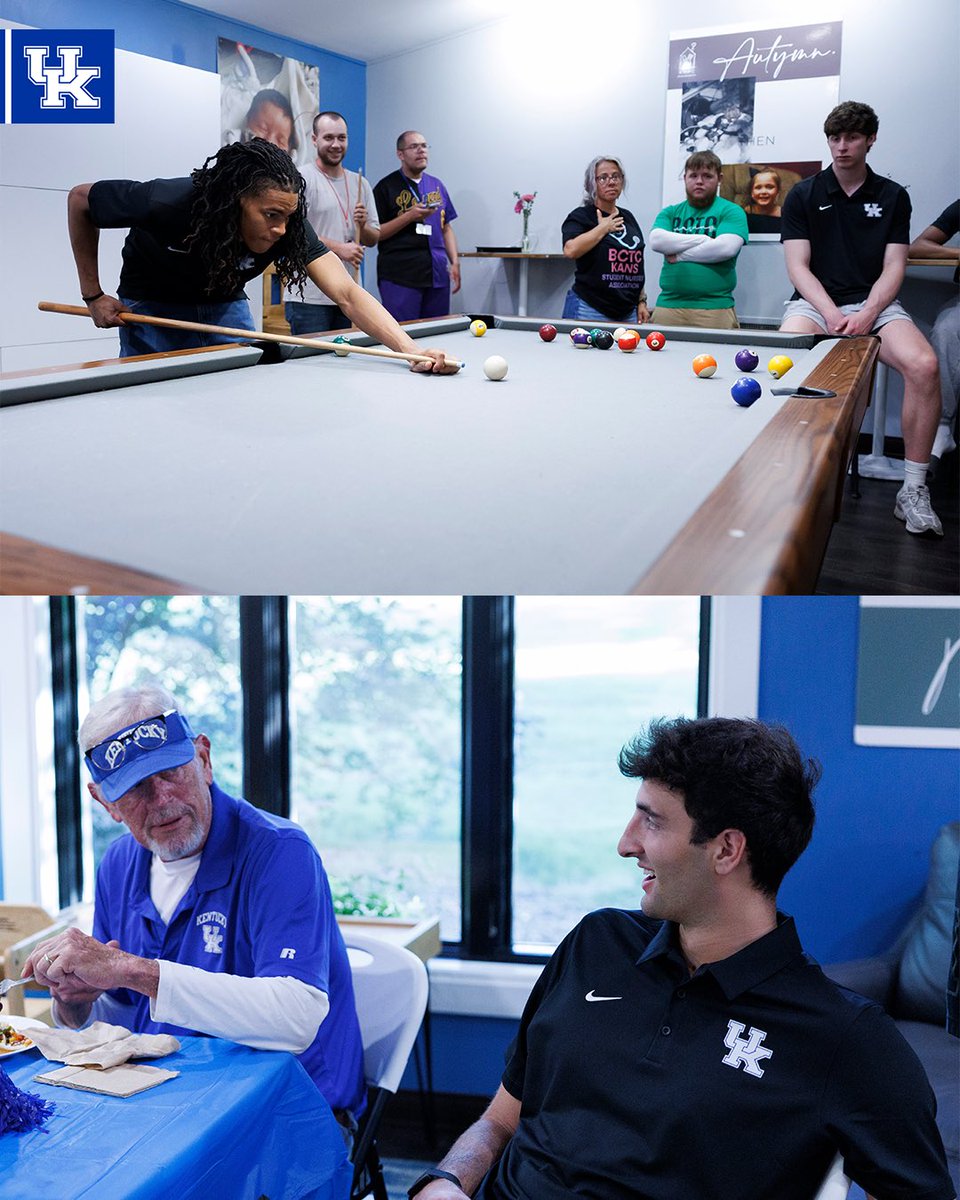 KentuckyMBB's tweet photo. We love getting to spend time with @rmhlexington 😊 https://t.co/I1yVAIU4TR