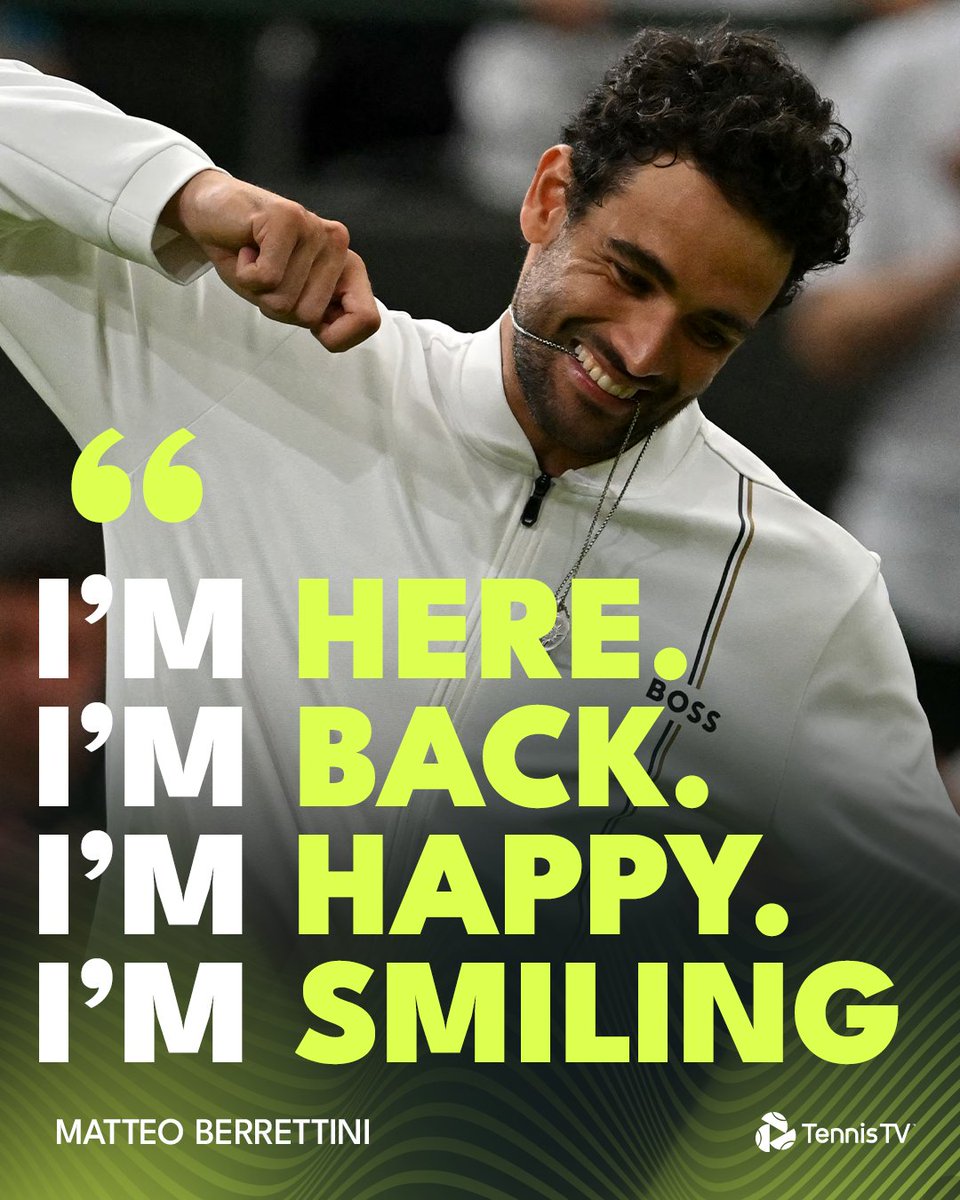 TennisTV's tweet photo. Feeling the love back at #Wimbledon 🥹 https://t.co/xbcRdB98rj