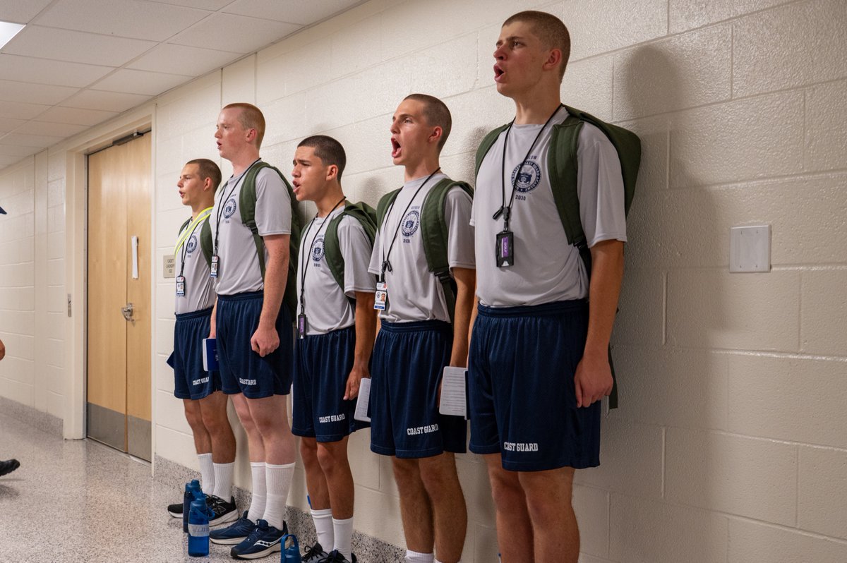 USCGAcademy's tweet photo. Week one of Swab Summer is underway at the U.S. Coast Guard Academy 📷
Week one is all about building a foundation through discipline, resilience, and teamwork.
#USCGA #USCG #classof2030 https://t.co/AMlrfhc1Cy