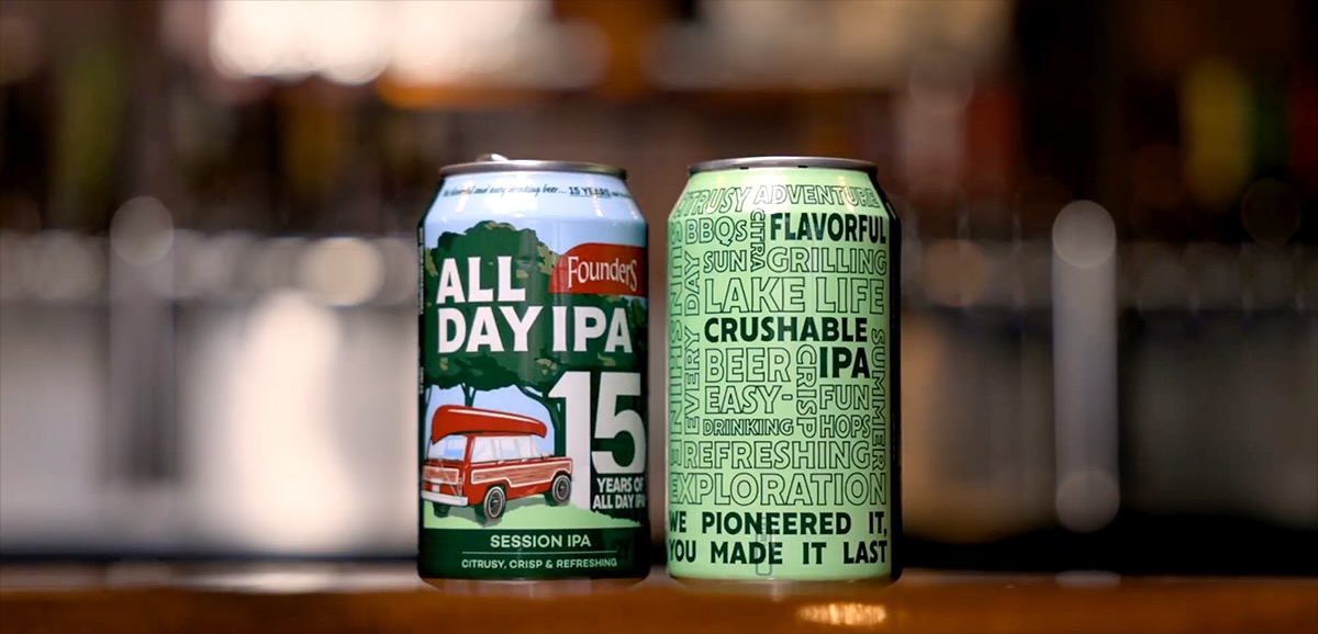 BREWPUBLIC's tweet photo. Founders Brewing Co. celebrates 15 years of its fan favorite, All Day IPA, with special can artwork! Details in the link below.

https://t.co/c2Ikx3iQWL

@foundersbrewing https://t.co/WhPYEKAMSv