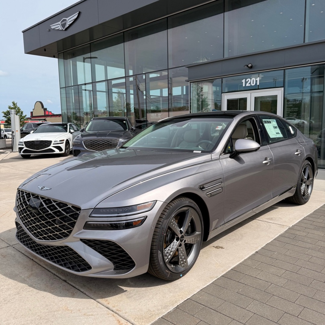 GenesisElgin's tweet photo. Clean, classy, and built to impress.

This 2026 Genesis G80 is the kind of luxury sedan that turns heads without trying too hard. 

Come see it in person and take it for a test drive at Genesis of Elgin. We think you'll be glad you did.

#GenesisOfElgin #Genesis #ElginIL https://t.co/py1ReYW86S