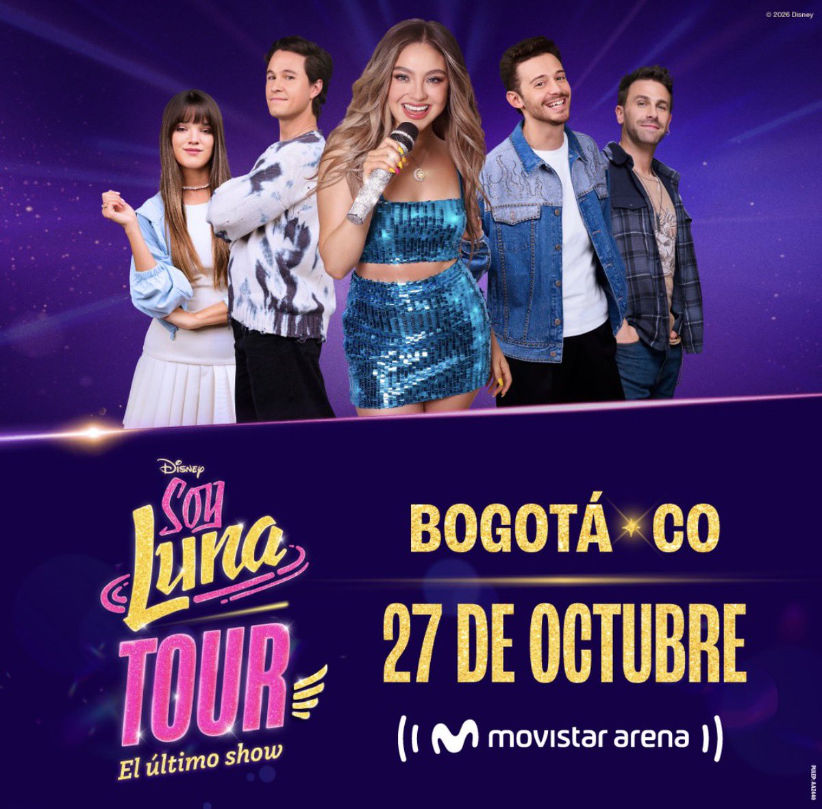 musictrendscol's tweet photo. NUEVO ANUNCIO 🛼

SOY LUNA ofrecerá un último show en Colombia 🇨🇴

Octubre 27 | Movistar Arena 📍

Entradas a la venta este domingo a las 11AM en @Tuboletaoficial 🎫

@paramo_presenta https://t.co/LJcYUR5n9l