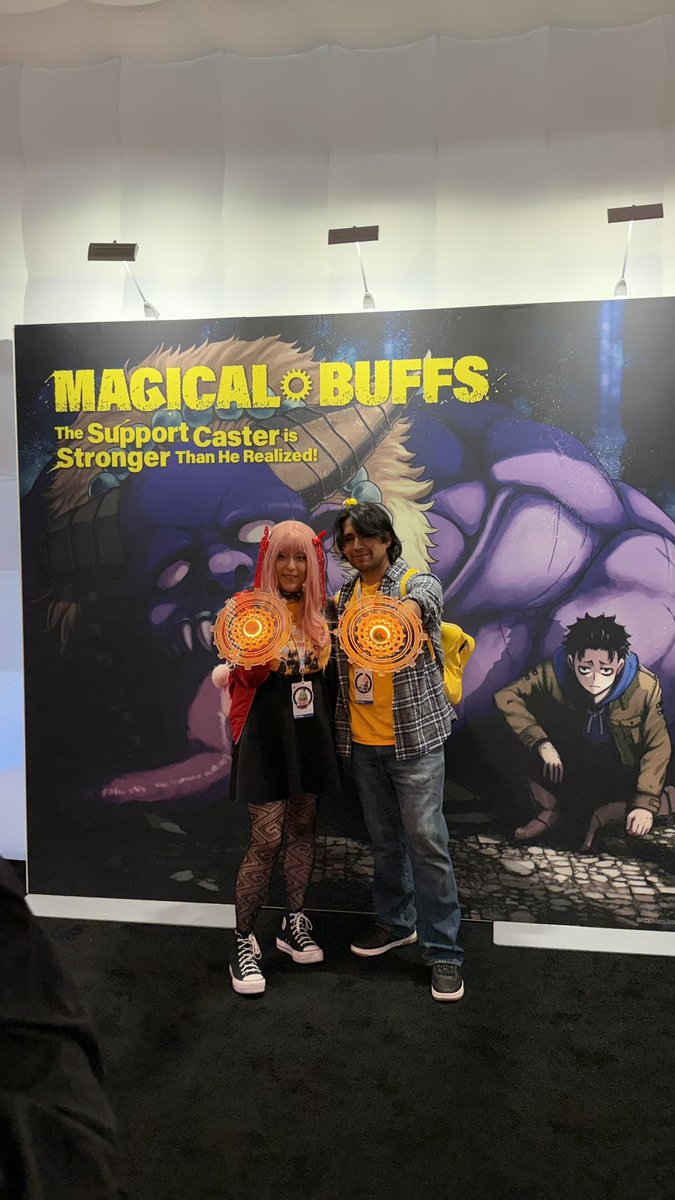 starrycube's tweet photo. \ #AnimeExpo 出展中/
#スターリーキューブ ブースでは
#雑用付与術師 や #ガチャを回して #ゆうかわ などの展示やノベルティを配布中!
ぜひお立ち寄りください💫
#AX2026 #モフット #gachanime #starrycube https://t.co/YHYLLDbEXK