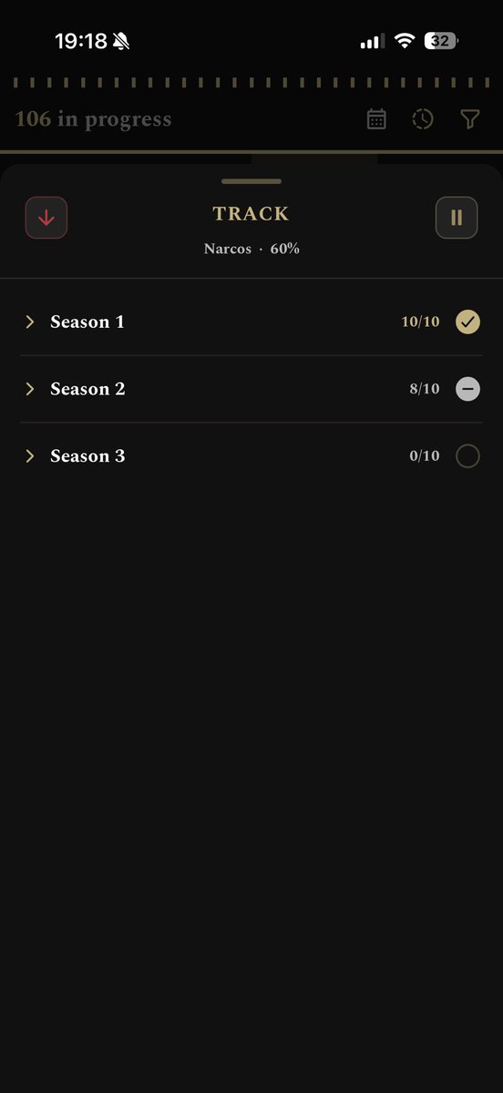 cinnasun's tweet photo. @Giada_Aro sulla locandina della serie c’é la percentuale, se ci clicchi sopra dice track e il layout é praticamente lo stesso di tv time quando andavi sul profilo della serie https://t.co/1BgFjZMt8i