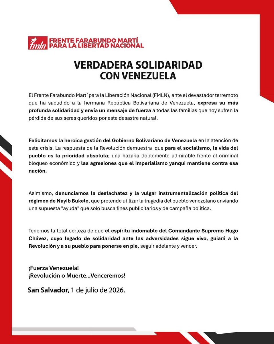 TaniaMe87235747's tweet photo. Ya aburren los inservibles 👇🏻 del @FMLNoficial @ChinoFloressv 
Solo se lucraron de Venezuela, fueron parásitos de Venezuela, se robaron millonadas de Alba Petróleo. Pero para ayudar SON UNOS INÚTILES. Así de simple
Sino ayudas, no estorbes.
🤫🤐 https://t.co/Lne1jFeYuA