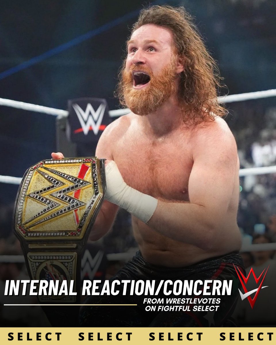 Fightful's tweet photo. As of July 1, the WWE marketing department has yet to receive instructions to update the 2026 SummerSlam key art concepts to reflect Sami Zayn being the champion, @WrestleVotes Radio on @FightfulSelect reports.

One employee described the situation as "worrisome" because the lack of advance notice for a major creative change like that could make their jobs more difficult if that level of secrecy becomes the norm.