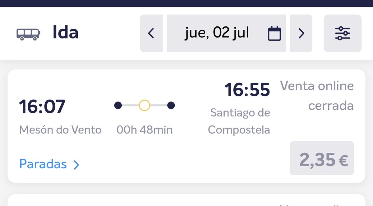 AntiaY's tweet photo. Miro na web como ir a Santiago. Desde a miña casa teñen que achegarme á parada do bus, 11 min en coche. Xa pedindo favores. Hora de saída do bus: 16:07. Chegada a Compos: 16:55. Vaia, que raio farei TANTO TEMPO na estación se teño o tren ás 17:48? Pero non hai outro xeito... https://t.co/pzVNKPmFm3