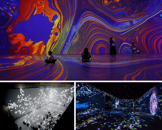 maki06062's tweet photo. Just lost track of time at this immersive light art installation—colors shifting u0026 moving like a living dream, totally reset my mind. Art hits different when you’re in the middle of it! https://t.co/iVcQlmCuL6
