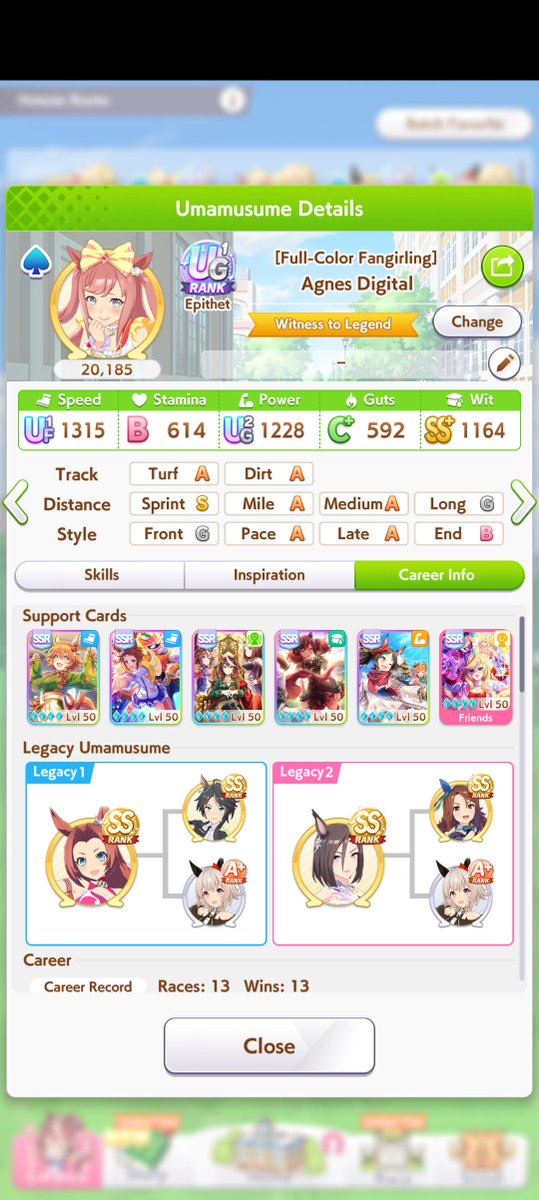 djdefstroke's tweet photo. @WhiteDiamond512 @BrushShachiUses I love her so much. I just go for broke in early classc year and kill the run if either:
 
A) I haven't reached my stat minimums and I fail the dangerous Stabbing for Nothing Ventured
 
B) (excluding digital) I don't get Uma Stan 
 
C) No charming stab https://t.co/e4tNc7k7o5