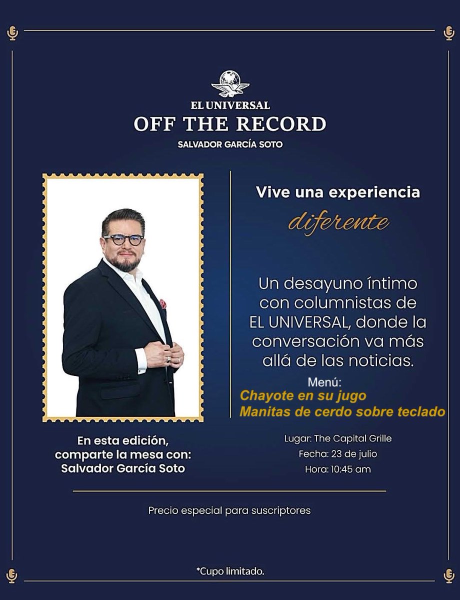 luisitoyeye's tweet photo. @SGarciaSoto Jajajaajajajajaja no mames, acomoda escroto de #LaPerritaDeTrump , te dices periodista crítico y haces nota de un jersey de la selección con nombre personalizado???? Q pinche poquitero. 
Quién es taaaan pendejo en pagar un desayuno para escuchar tus estupideces?? https://t.co/IxnrouJJQd