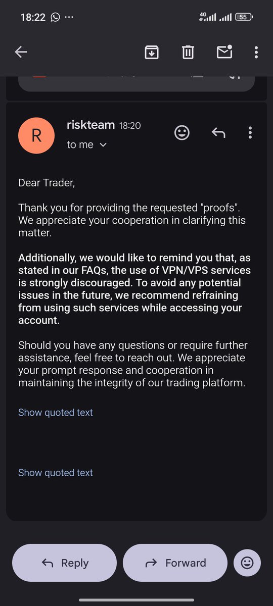 _LOLAD3's tweet photo. @SHAZAIN1000 Don't mind my earlier response, I just checked my email and they have responded 

Thank God😂...and I swear I will not do it again too, infact am deleting the VPN app right now 😂 https://t.co/ijtffHHbtp