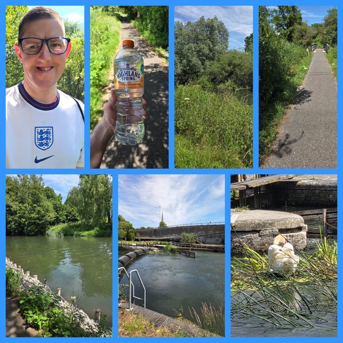 CraigTCFC3's tweet photo. Saturday Walk In Reading On Saturday 13th June 2026 For My Holiday Summer Away Keeping Up My Walking Exercise⚪️🔴🦁🏴🌳💧🦢🚶♂️#CRAIG3 #Reading #WalkingExercise #HolidaySummer #SwanRiver https://t.co/Klbht4ezqz