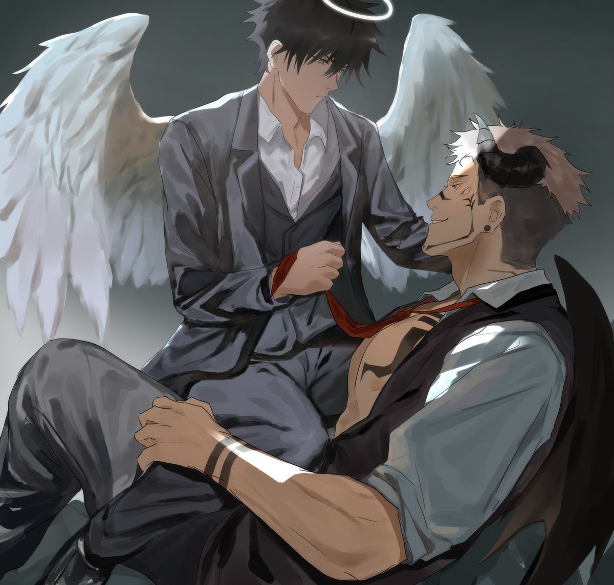 sekyren_'s tweet photo. My sukufushi piece for the skfs reverse bang written by @chickendy_ and beta read by @frankz_dmn :3c
 #skfsrbb2026 @skfsrevbang
link to the fic down below 🐇 https://t.co/ff5YoOi4vN