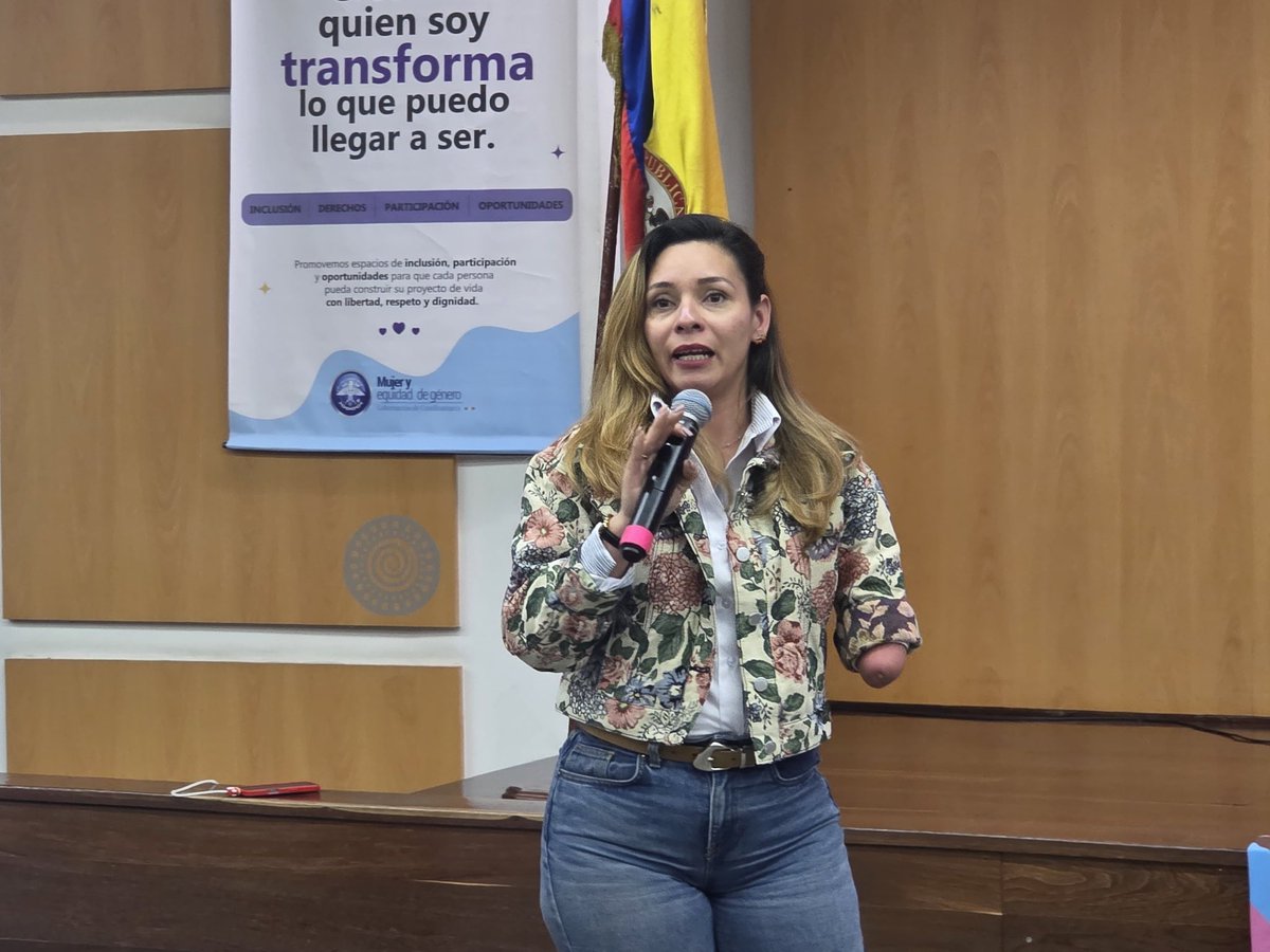 MujerGeneroCund's tweet photo. 🏳️‍🌈🙋‍♂️🙋‍♀️En el Simposio Participativo dimos a conocer la Ruta para la Eliminación de Barreras en la Atención de las Violencias Basadas en Sexo y Género, promoviendo acciones que fortalezcan una atención más incluyente y respetuosa en #Cundinamarca. https://t.co/1jpFiZ8NPy
